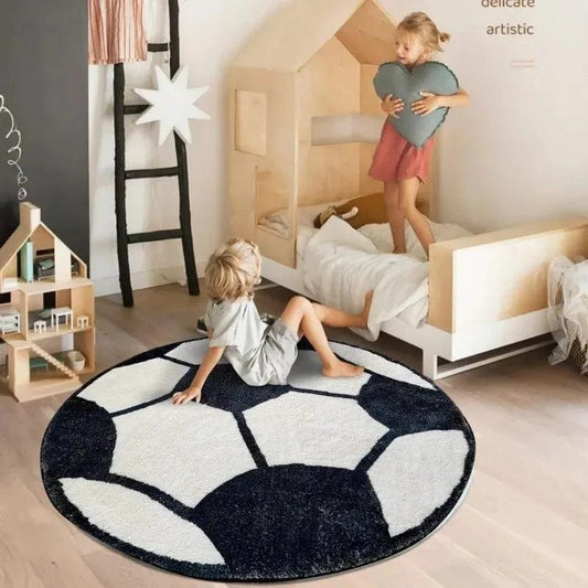 Tapis Rond Football - Pilou&Plush