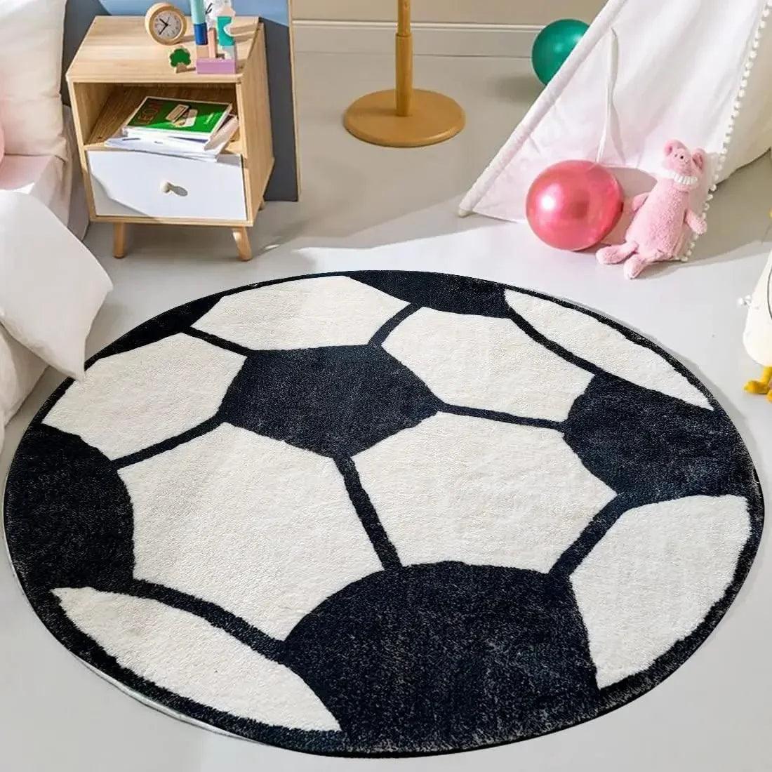 Tapis Rond Football - Pilou&Plush