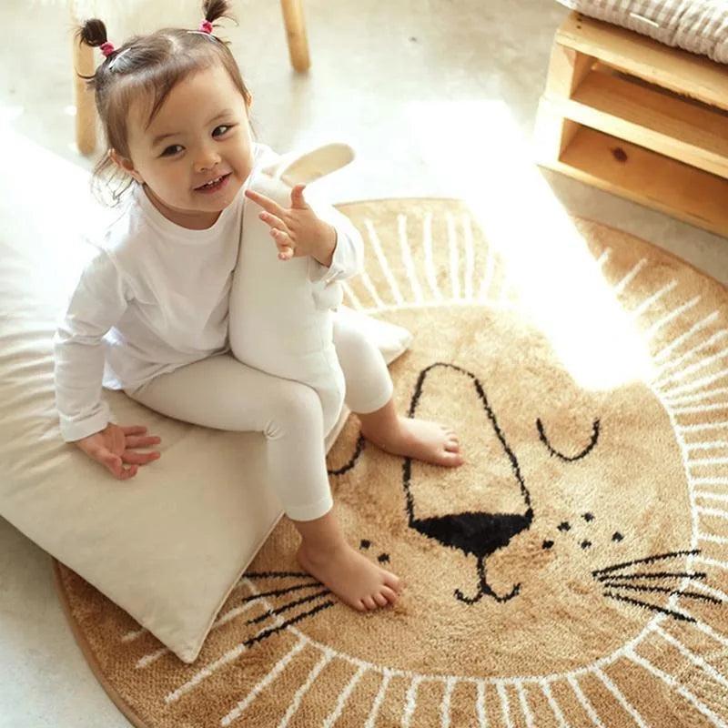 Tapis Rond Lion - Pilou&Plush