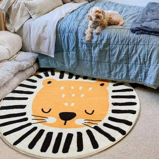 Tapis Pilou Pilou Rond Petit Lion 180CMX180CM