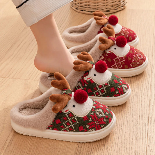 Chaussons Pilou Pilou Renne de Noël